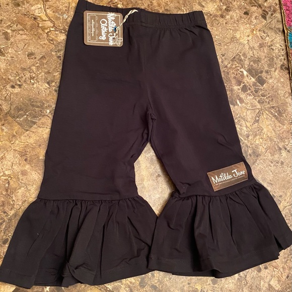 Matilda Jane Bottoms Matilda Jane Black Ruffle Pants Girls New Poshmark